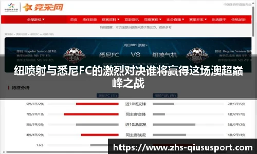 纽喷射与悉尼FC的激烈对决谁将赢得这场澳超巅峰之战